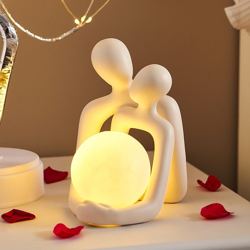 Magische Tischlampe mit Warmem Licht – Einzigartiges Design für Gemütliche Abende in Wohnzimmer oder Schlafzimmer 7
