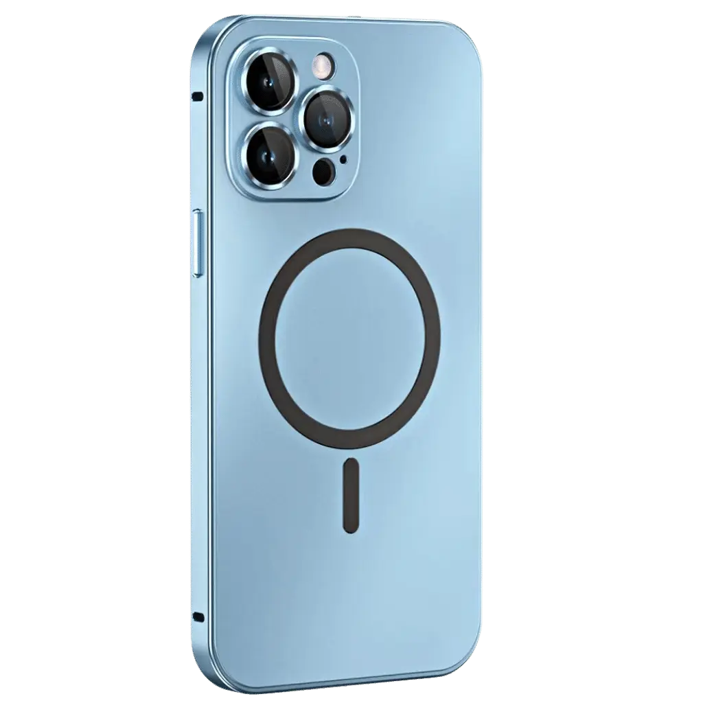 Magnetische Metallhülle für iPhone – Robuste Schutzhülle mit elegantem Design und perfekter Passform 14