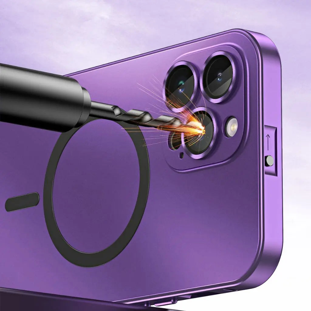 Magnetische Metallhülle für iPhone – Robuste Schutzhülle mit elegantem Design und perfekter Passform 5
