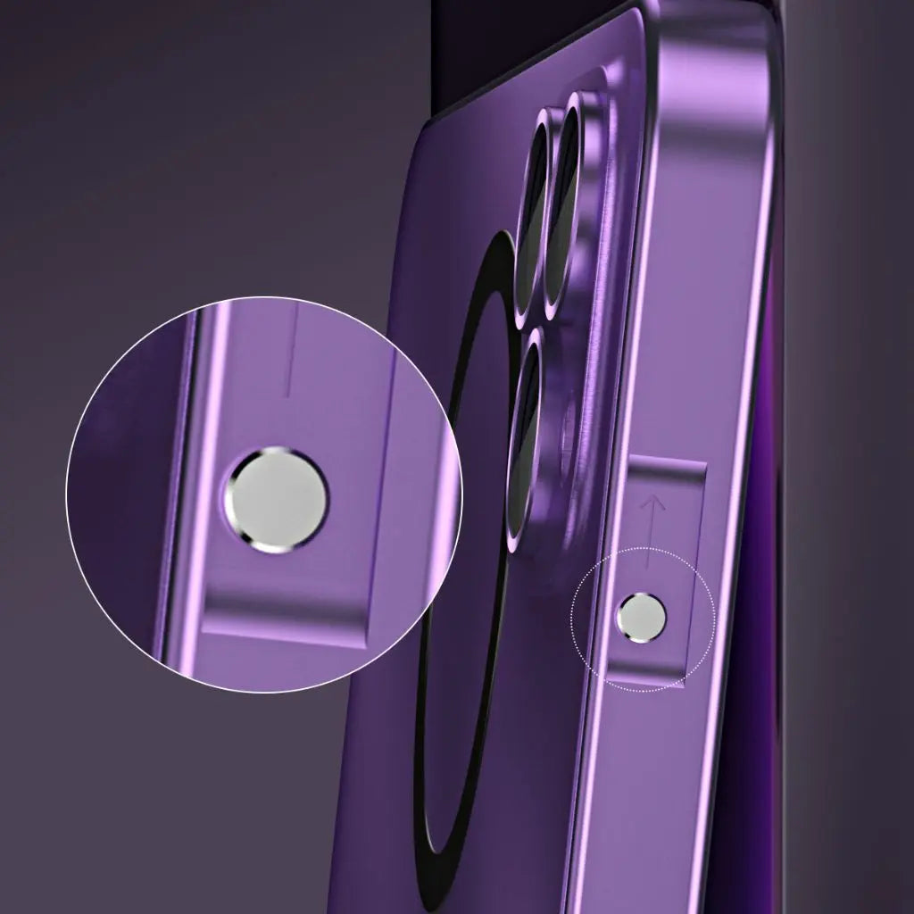 Magnetische Metallhülle für iPhone – Robuste Schutzhülle mit elegantem Design und perfekter Passform 7