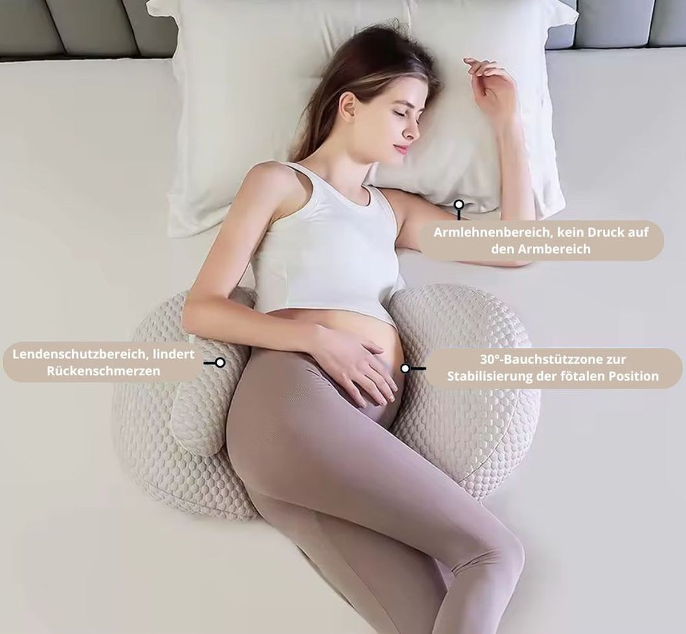 MammaComfort – Ergonomisches Schwangerschaftskissen Stillkissen für Optimalen Komfort 1