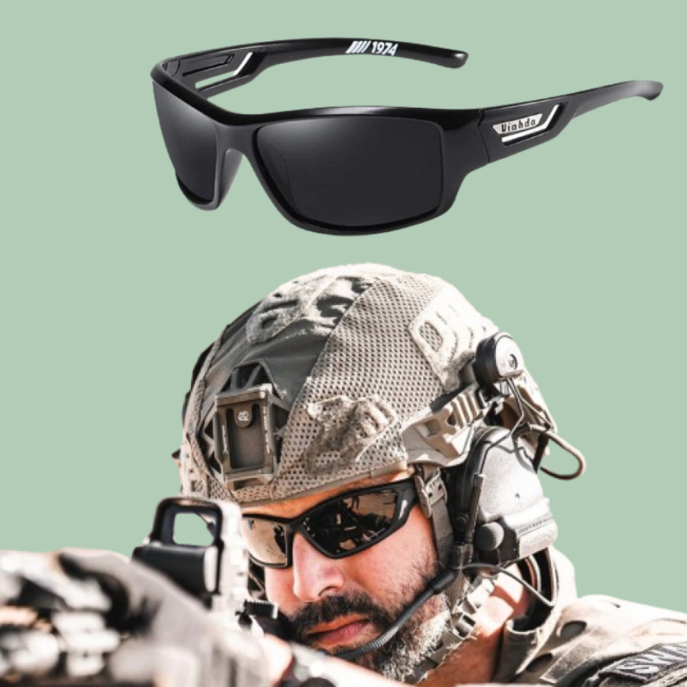 Militärische Polarisierte Sonnenbrille Herren mit UV400 Schutz für Outdoor-Aktivitäten 1