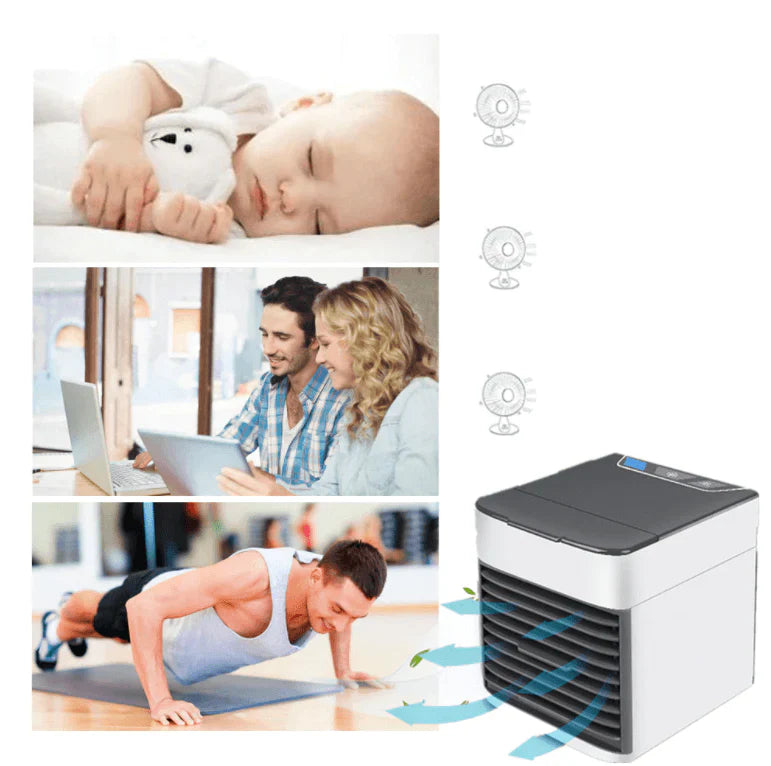 Mobile Klimaanlage mit Kühl-, Befeuchtungs- und Reinigungsfunktion – Tragbares Klimagerät für Zuhause und Büro 1