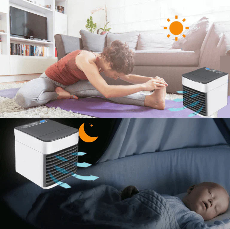 Mobile Klimaanlage mit Kühl-, Befeuchtungs- und Reinigungsfunktion – Tragbares Klimagerät für Zuhause und Büro 5