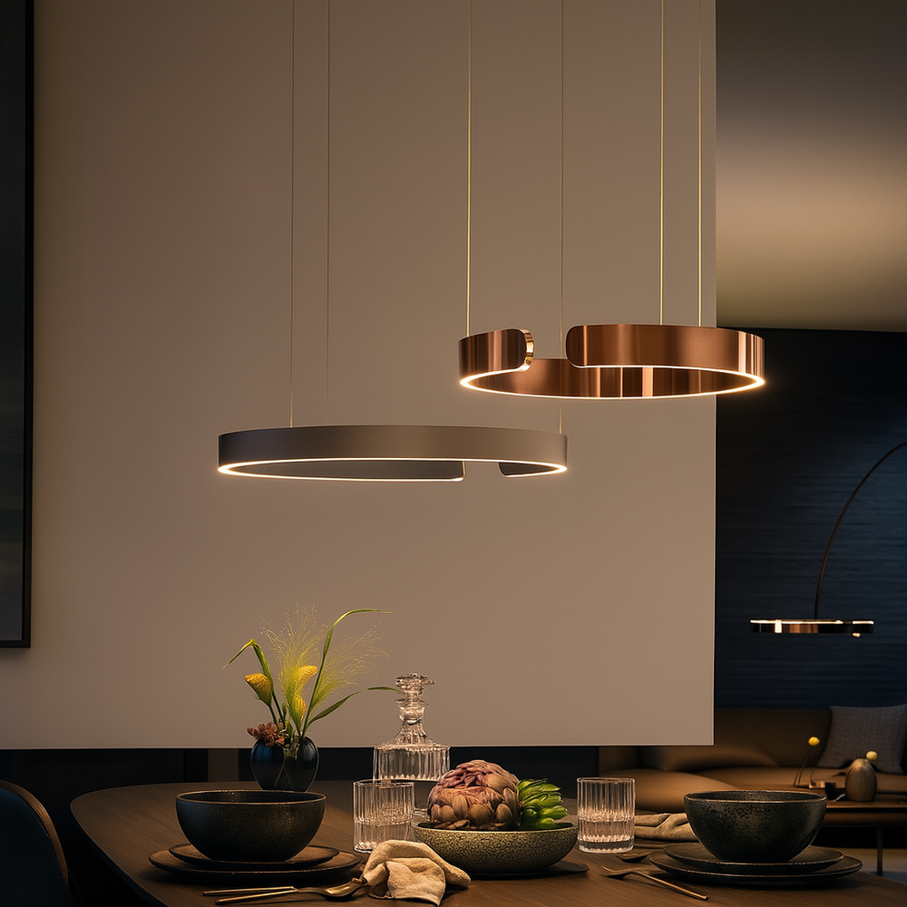 Modern Circle – Höhenverstellbare Pendelleuchte für Esszimmer mit LED-Technologie 1