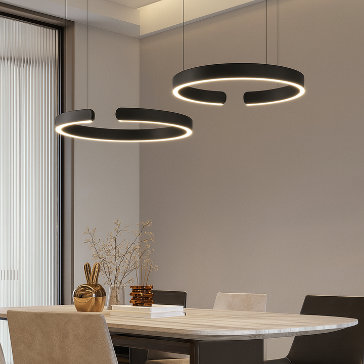 Modern Circle – Höhenverstellbare Pendelleuchte für Esszimmer mit LED-Technologie 2