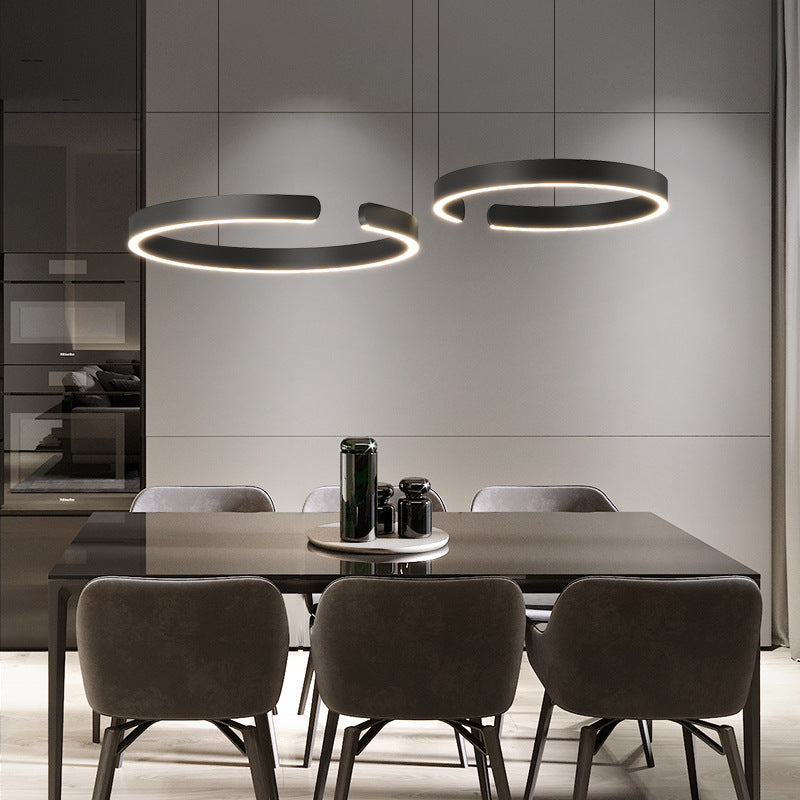 Modern Circle – Höhenverstellbare Pendelleuchte für Esszimmer mit LED-Technologie 4