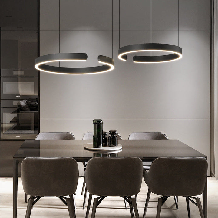 Modern Circle – Höhenverstellbare Pendelleuchte für Esszimmer mit LED-Technologie 4