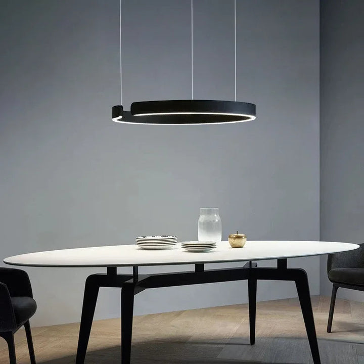 Modern Circle – Höhenverstellbare Pendelleuchte für Esszimmer mit LED-Technologie 6