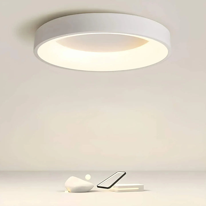 Moderne LED-Deckenleuchte im Skandinavischen Design für Wohnzimmer – Energieeffiziente Deckenlampe mit Angenehmem Licht 0