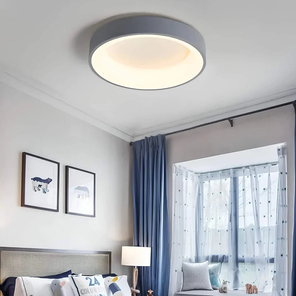Moderne LED-Deckenleuchte im Skandinavischen Design für Wohnzimmer – Energieeffiziente Deckenlampe mit Angenehmem Licht 1