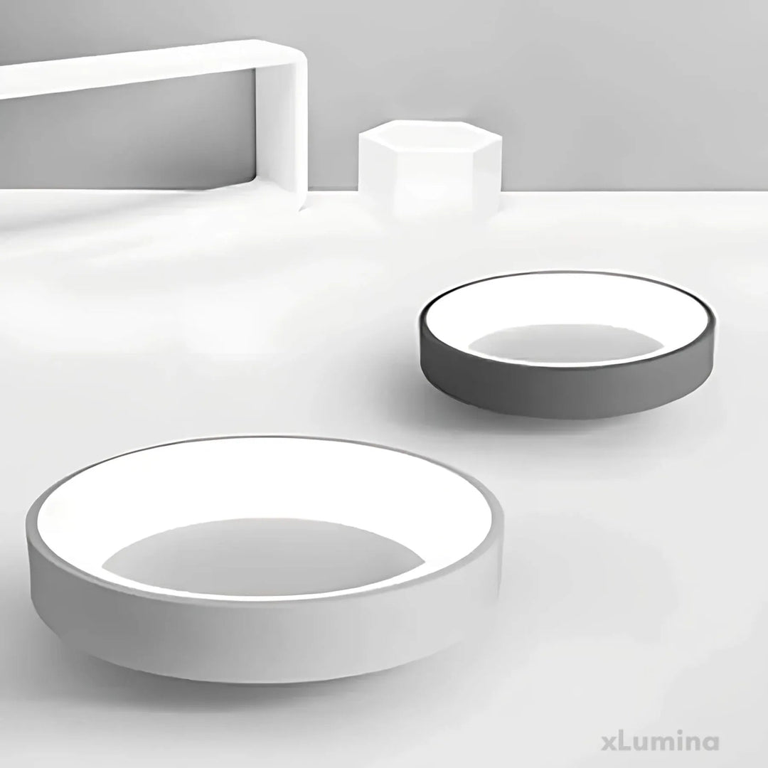 Moderne LED-Deckenleuchte im Skandinavischen Design für Wohnzimmer – Energieeffiziente Deckenlampe mit Angenehmem Licht 4