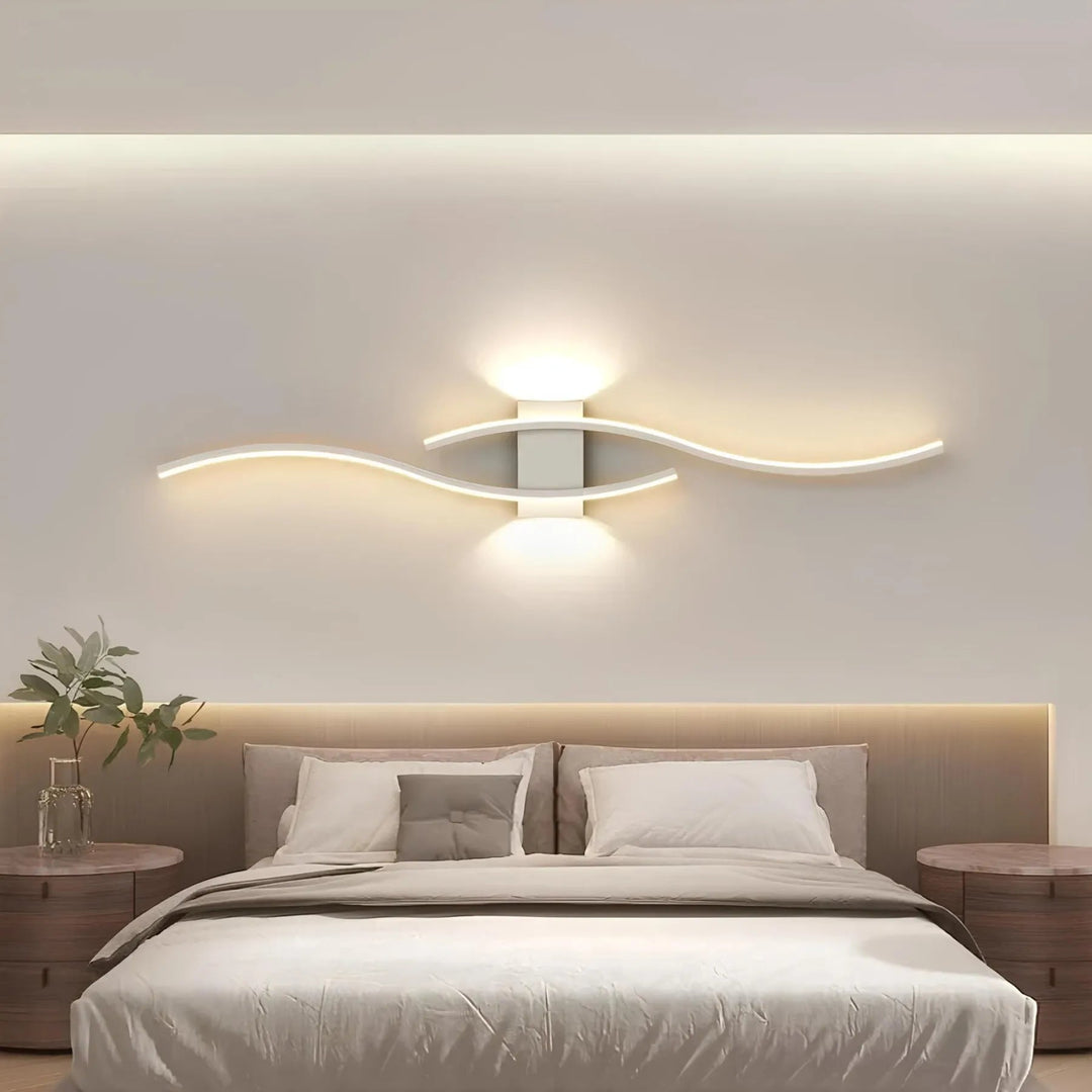 Moderne LED-Wandleuchte Dimmbar für Innenräume – Minimalistische Wandlampe in Warmweiß, 60-120 cm 0