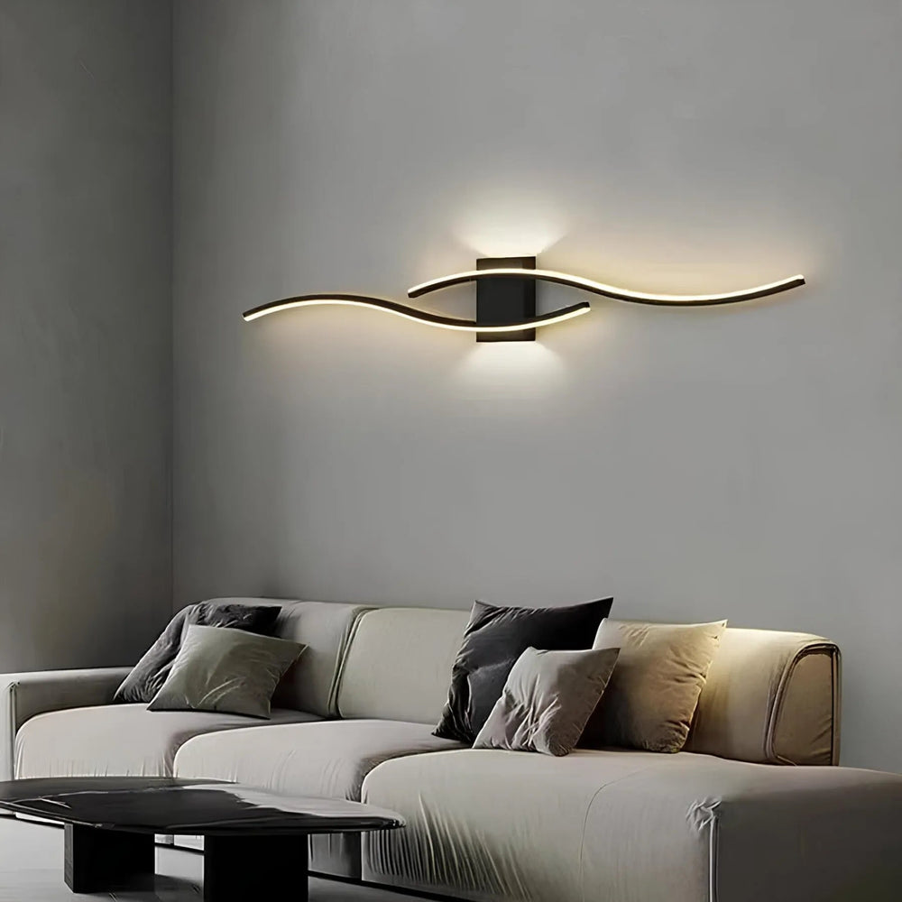 Moderne LED-Wandleuchte Dimmbar für Innenräume – Minimalistische Wandlampe in Warmweiß, 60-120 cm 1