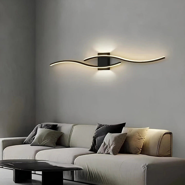 Moderne LED-Wandleuchte Dimmbar für Innenräume – Minimalistische Wandlampe in Warmweiß, 60-120 cm 1
