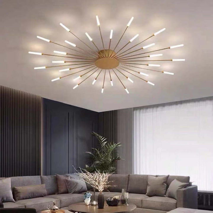 Moderne LED Deckenlampe für Wohnzimmer – Minimalistisches Design, Ideal für Räume bis 30 m² 12
