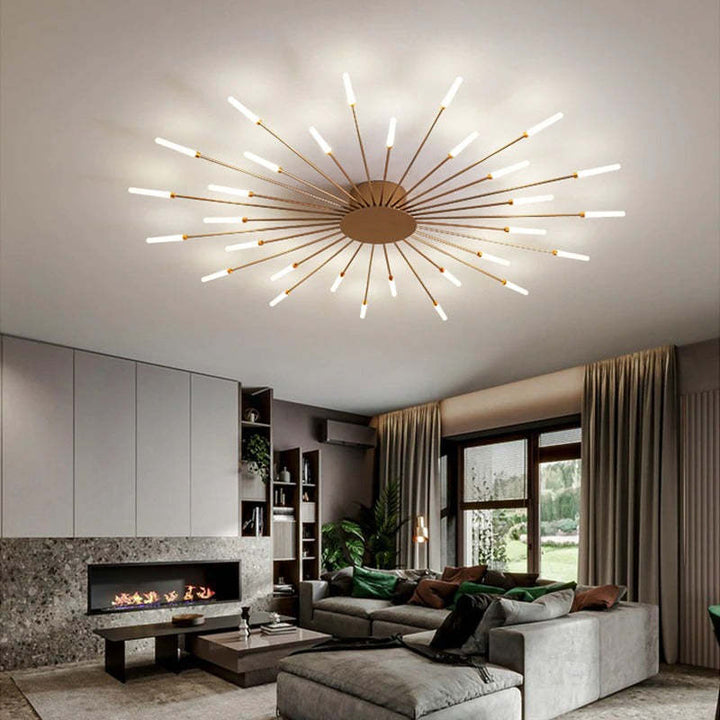 Moderne LED Deckenlampe für Wohnzimmer – Minimalistisches Design, Ideal für Räume bis 30 m² 6