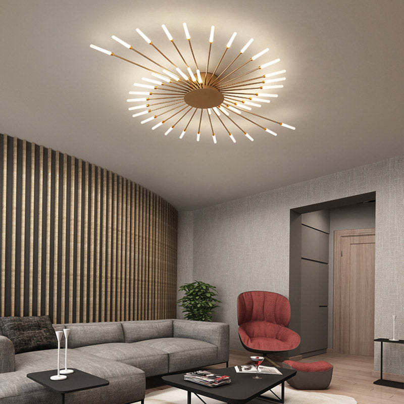 Moderne LED Deckenlampe für Wohnzimmer – Minimalistisches Design, Ideal für Räume bis 30 m² 8