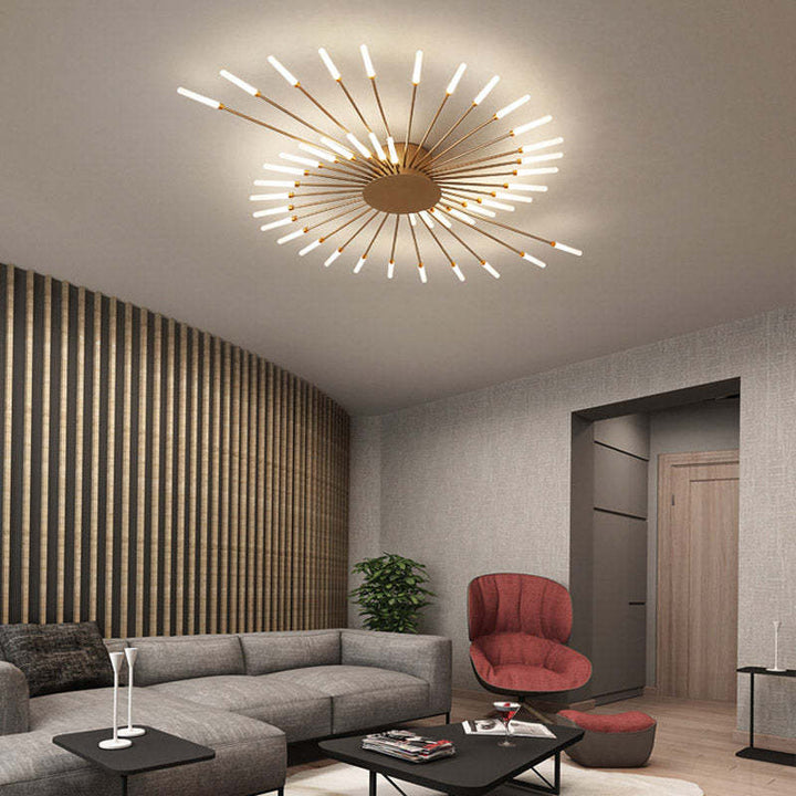 Moderne LED Deckenlampe für Wohnzimmer – Minimalistisches Design, Ideal für Räume bis 30 m² 8