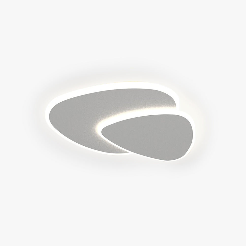 Moderne LED Deckenlampe in Weiß – Stilvolle Deckenleuchte für Wohnzimmer und Schlafzimmer aus Metall und Acryl 1