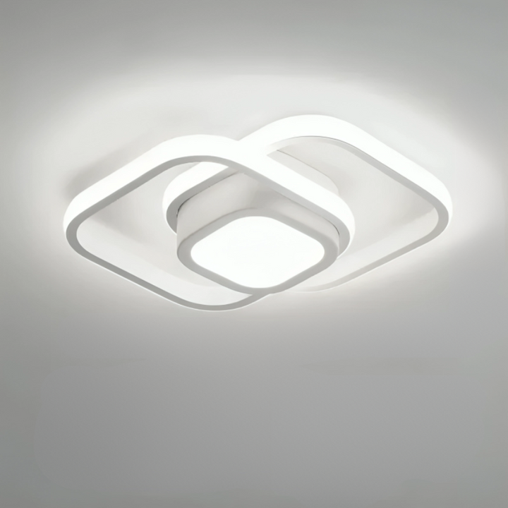 Moderne LED Deckenlampe mit 2 Ringen – Energieeffiziente Deckenleuchte für Wohnzimmer und Flure 11