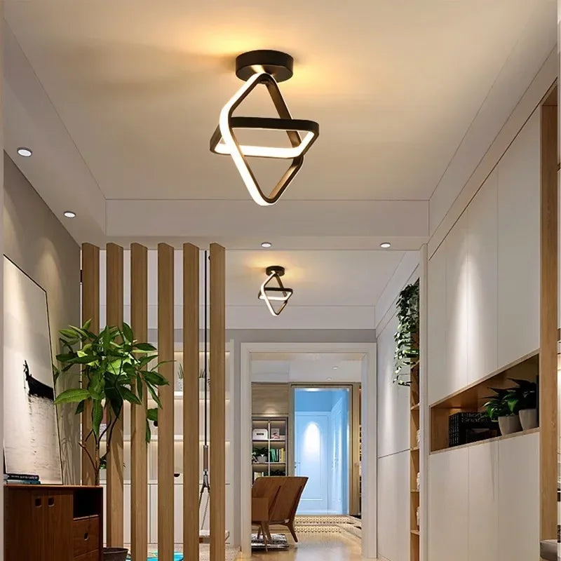 Moderne LED Deckenlampe mit 2 Ringen – Energieeffiziente Deckenleuchte für Wohnzimmer und Flure 2