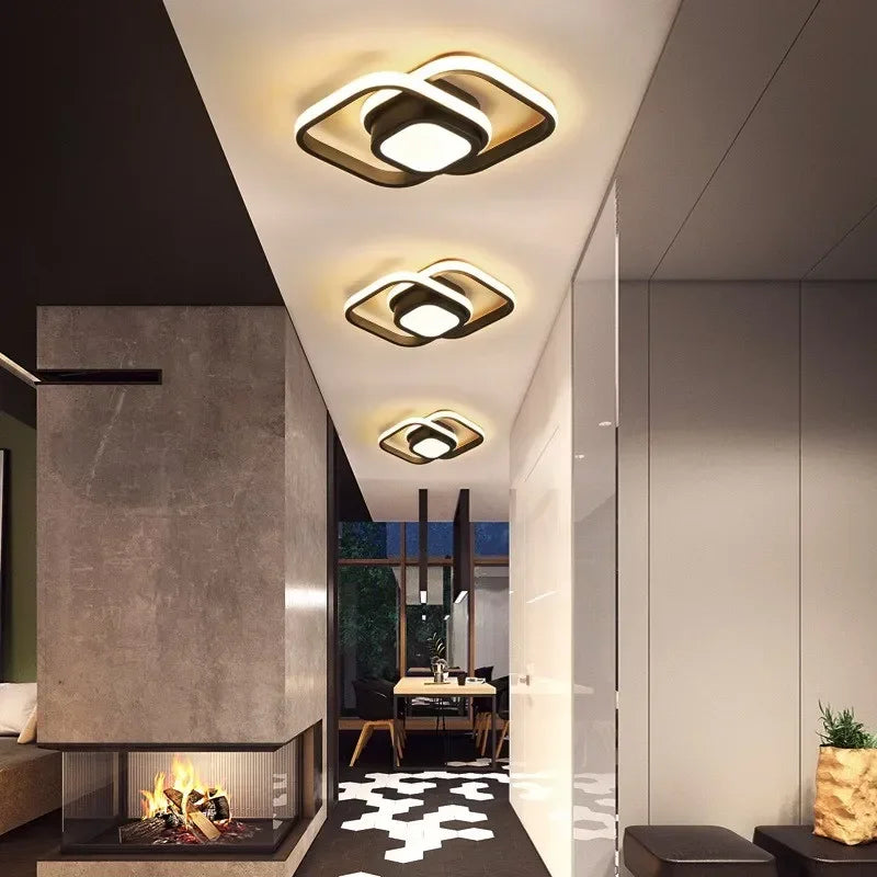 Moderne LED Deckenlampe mit 2 Ringen – Energieeffiziente Deckenleuchte für Wohnzimmer und Flure 4