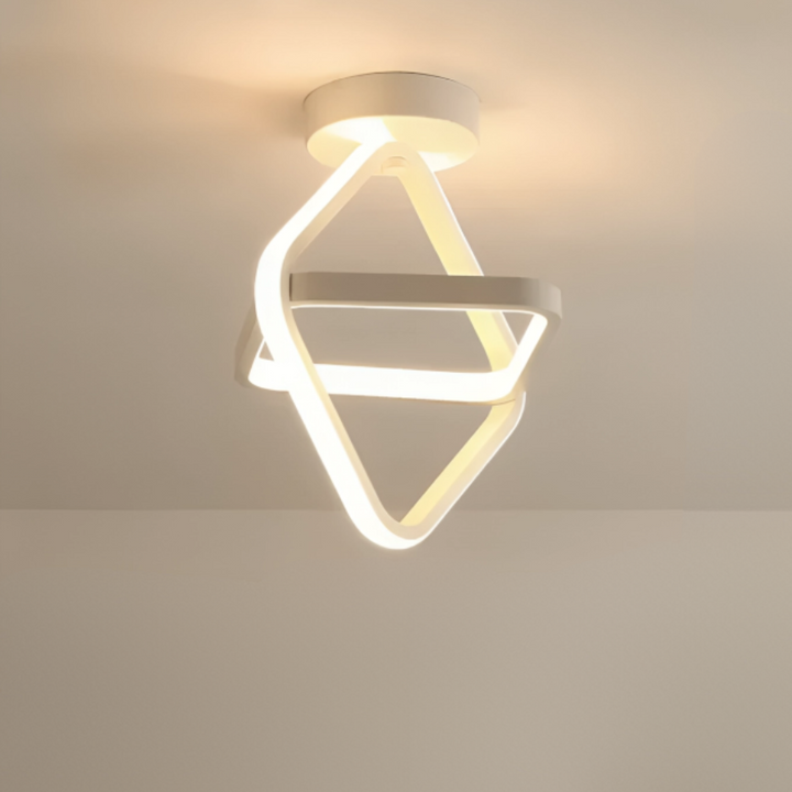 Moderne LED Deckenlampe mit 2 Ringen – Energieeffiziente Deckenleuchte für Wohnzimmer und Flure 5