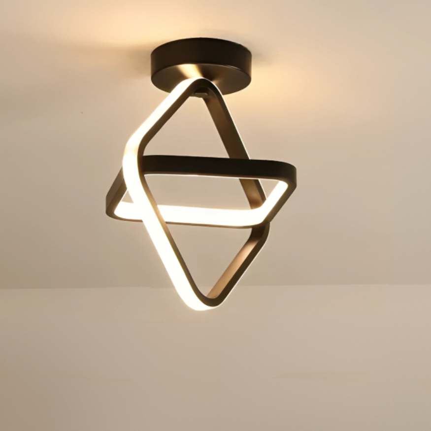 Moderne LED Deckenlampe mit 2 Ringen – Energieeffiziente Deckenleuchte für Wohnzimmer und Flure 6