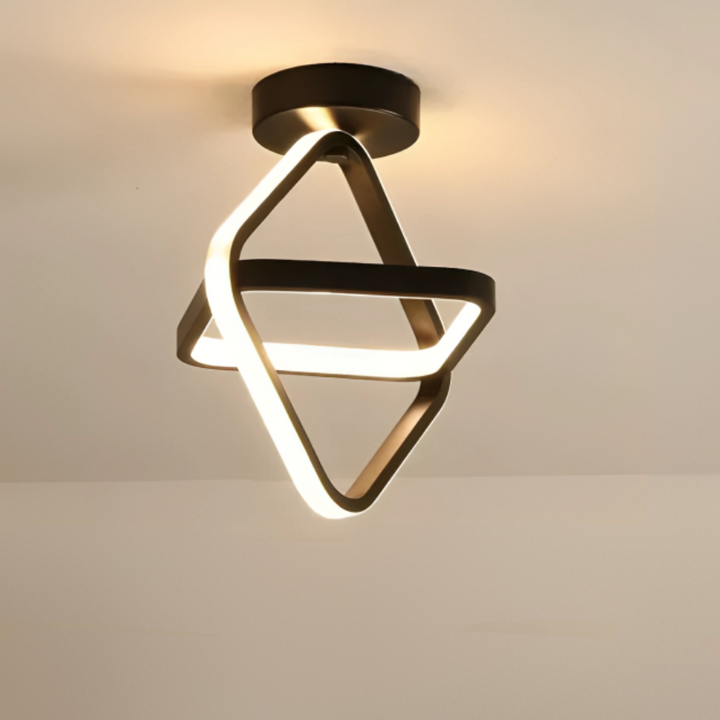 Moderne LED Deckenlampe mit 2 Ringen – Energieeffiziente Deckenleuchte für Wohnzimmer und Flure 6