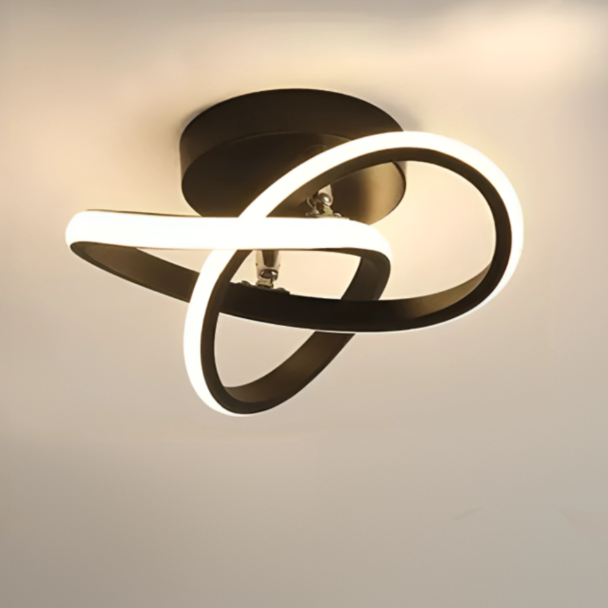 Moderne LED Deckenlampe mit 2 Ringen – Energieeffiziente Deckenleuchte für Wohnzimmer und Flure 7