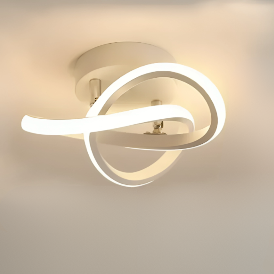 Moderne LED Deckenlampe mit 2 Ringen – Energieeffiziente Deckenleuchte für Wohnzimmer und Flure 9