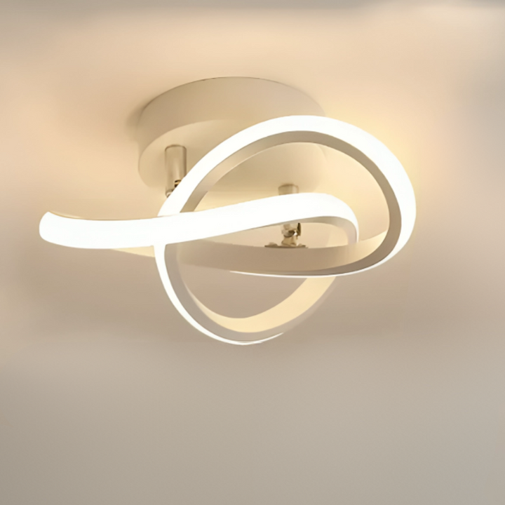 Moderne LED Deckenlampe mit 2 Ringen – Energieeffiziente Deckenleuchte für Wohnzimmer und Flure 9