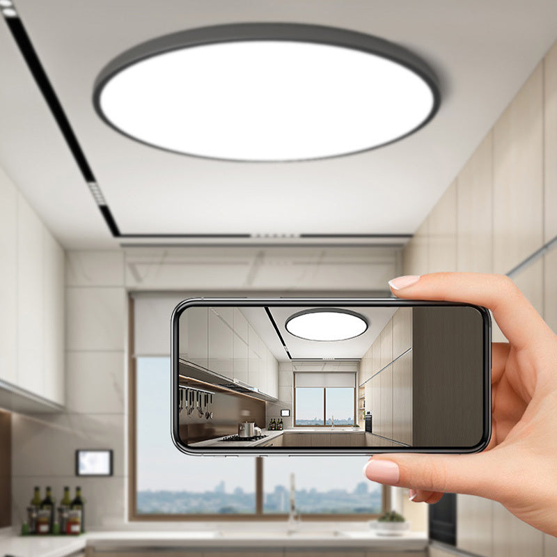 Moderne LED Deckenleuchte Schwarz für Esszimmer – Stilvolle Runde Deckenlampe mit Energieeffizienter Beleuchtung 4