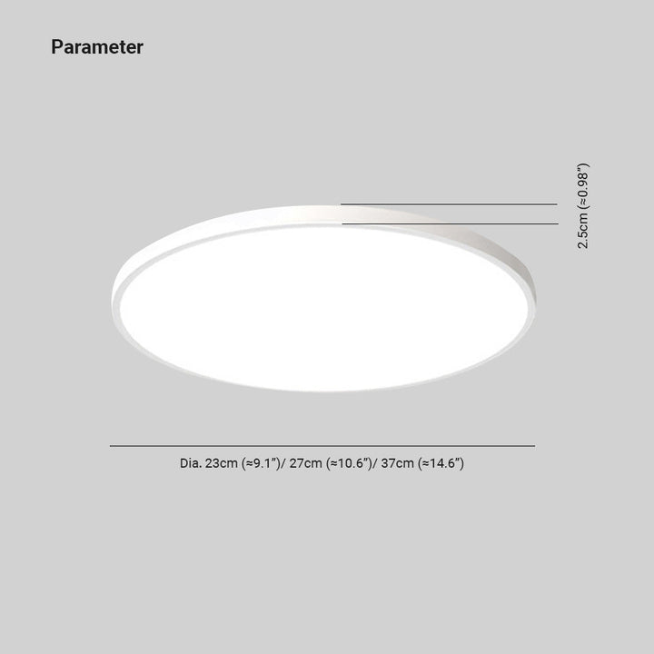 Moderne LED Deckenleuchte Schwarz und Weiß für Esszimmer – Stilvolle Runde Deckenlampe mit Energieeffizienter Beleuchtung 3