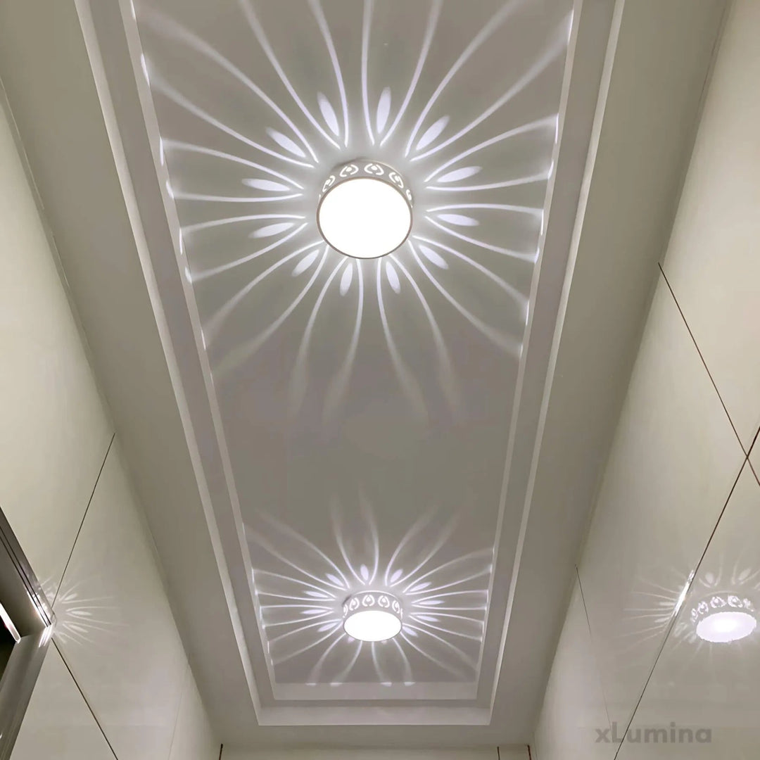 Moderne LED Deckenleuchte für Flur, Eingang und Balkon – Elegante Beleuchtung mit wechselbaren Lichtfarben 5