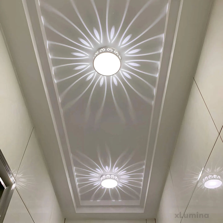 Moderne LED Deckenleuchte für Flur, Eingang und Balkon – Elegante Beleuchtung mit wechselbaren Lichtfarben 5