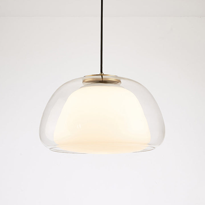 Moderne Pendelleuchte aus Milchglas mit Verstellbarem Kabel – Elegante Hängelampe für Esszimmer und Wohnräume 0