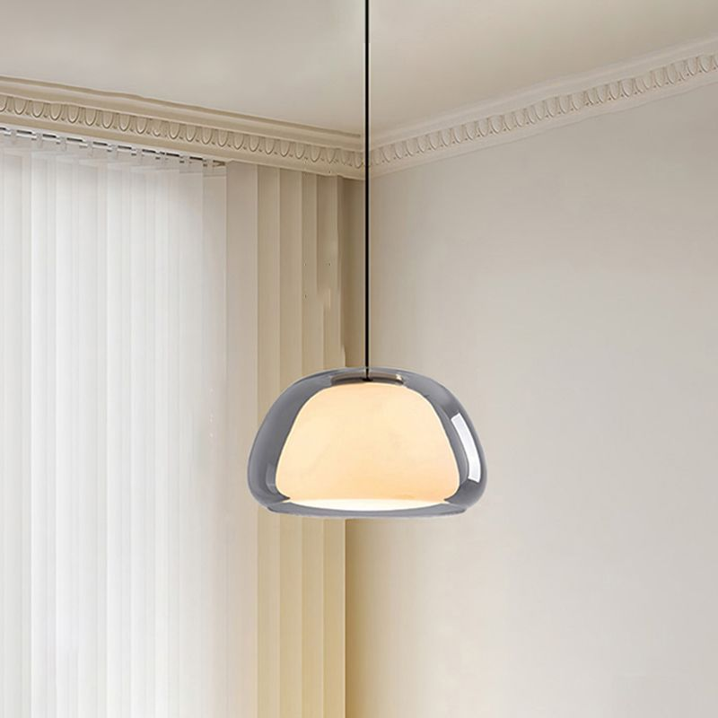 Moderne Pendelleuchte aus Milchglas mit Verstellbarem Kabel – Elegante Hängelampe für Esszimmer und Wohnräume 2