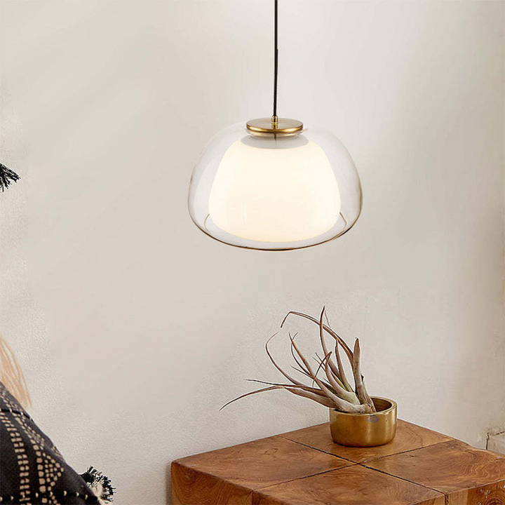 Moderne Pendelleuchte aus Milchglas mit Verstellbarem Kabel – Elegante Hängelampe für Esszimmer und Wohnräume 5