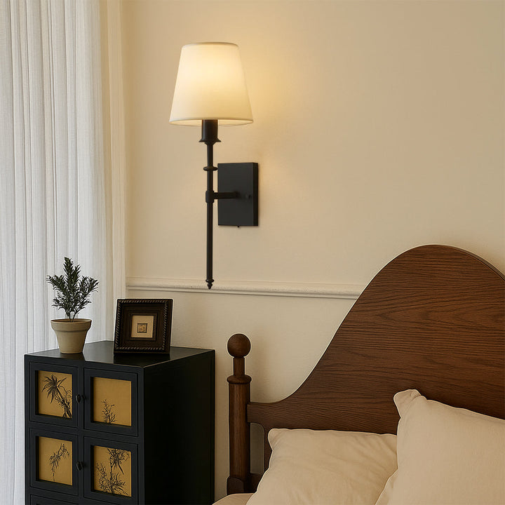 Moderne Wandleuchte Innen – Wiederaufladbare Kabellose Wandlampe Schwarz mit Fernbedienung 3