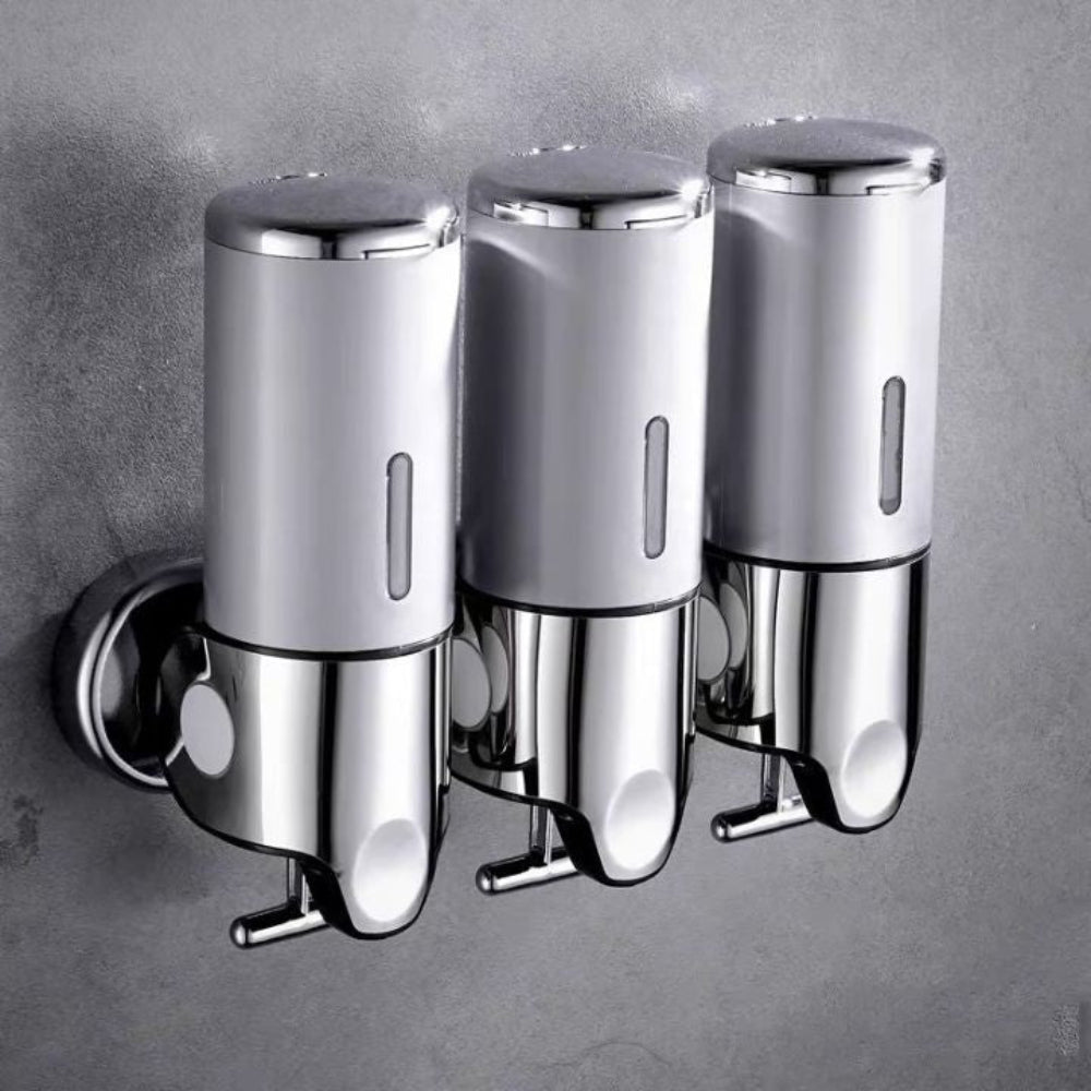 Moderner Wandseifenspender aus Edelstahl – Elegantes Badezimmeraccessoire mit 500 ml Fassungsvermögen 1