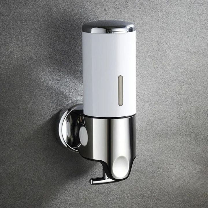 Moderner Wandseifenspender aus Edelstahl – Elegantes Badezimmeraccessoire mit 500 ml Fassungsvermögen 12