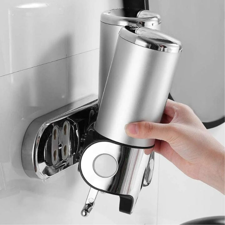 Moderner Wandseifenspender aus Edelstahl – Elegantes Badezimmeraccessoire mit 500 ml Fassungsvermögen 3