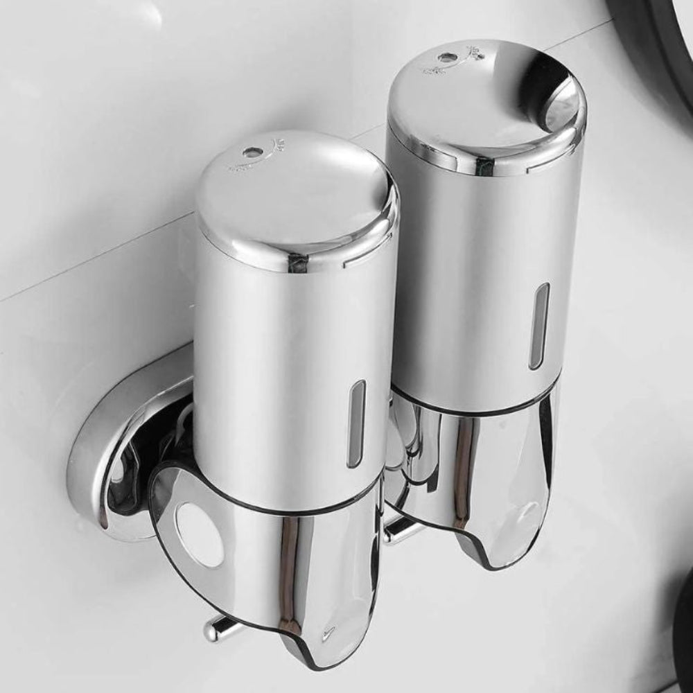 Moderner Wandseifenspender aus Edelstahl – Elegantes Badezimmeraccessoire mit 500 ml Fassungsvermögen 4