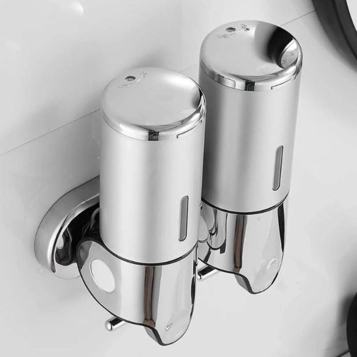 Moderner Wandseifenspender aus Edelstahl – Elegantes Badezimmeraccessoire mit 500 ml Fassungsvermögen 4