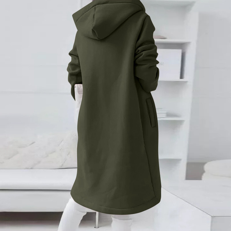 Modische Damenjacke mit Kapuze und Reißverschluss – Warm, Bequem & Vielseitig 2