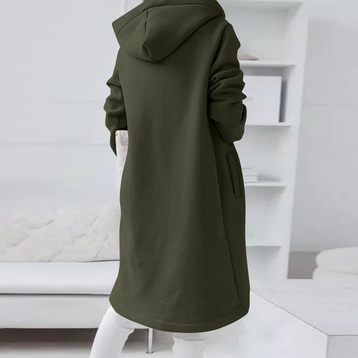 Modische Damenjacke mit Kapuze und Reißverschluss – Warm, Bequem & Vielseitig 2