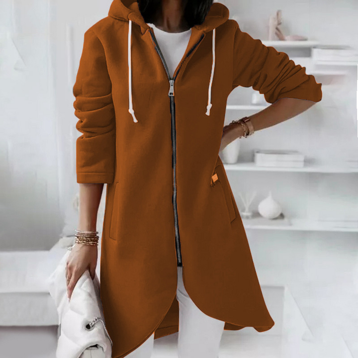 Modische Damenjacke mit Kapuze und Reißverschluss – Warm, Bequem & Vielseitig 5