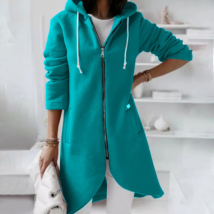 Modische Damenjacke mit Kapuze und Reißverschluss – Warm, Bequem & Vielseitig 6